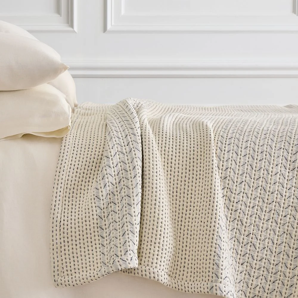 Mixed Herringbone Blanket