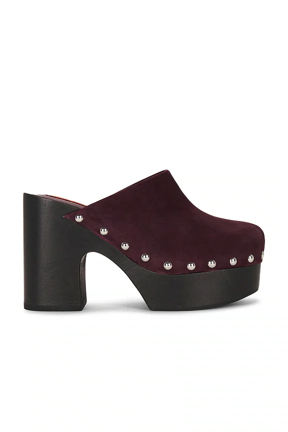Suede Sol Platform Clog