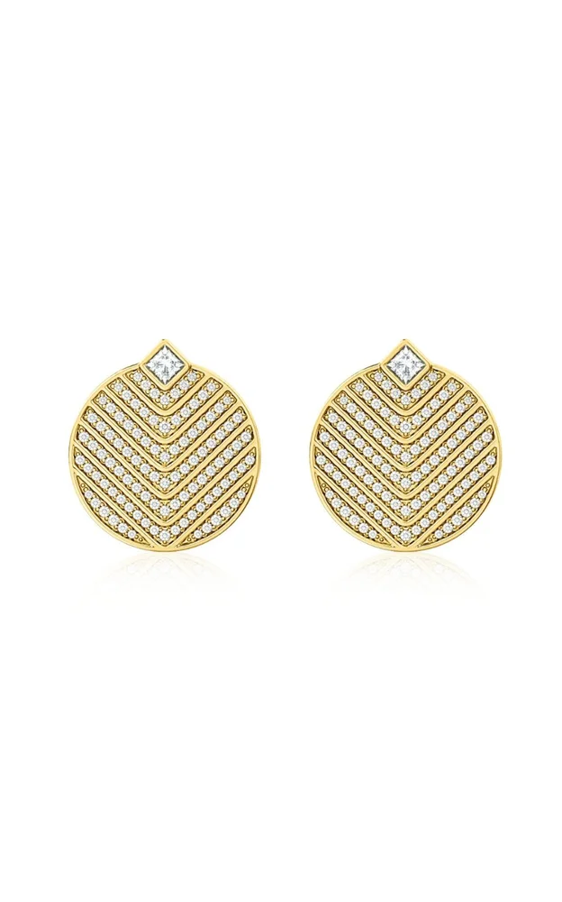 Veni Diamant 18K Yellow Gold Diamond Earrings