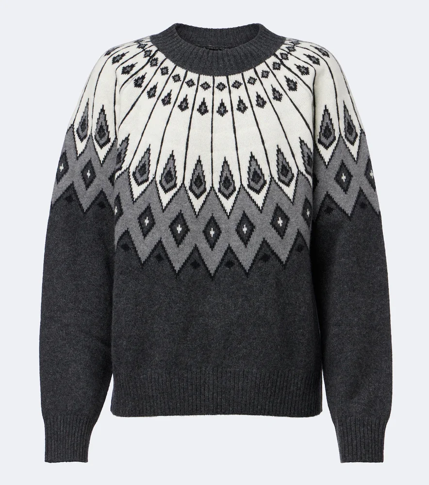 Hans jacquard cashmere sweater