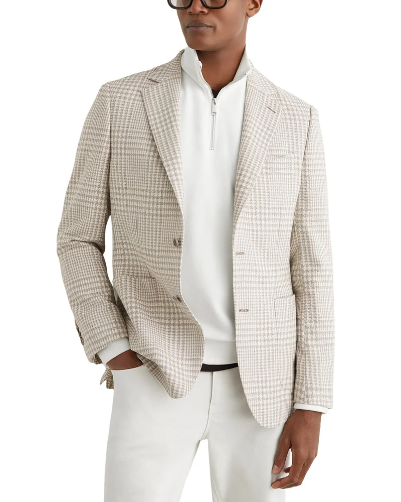 Bardo Cotton Wool Check Blazer