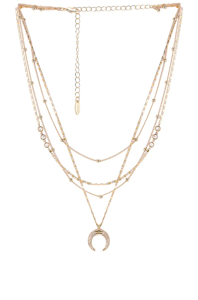 Layered Moon Necklace