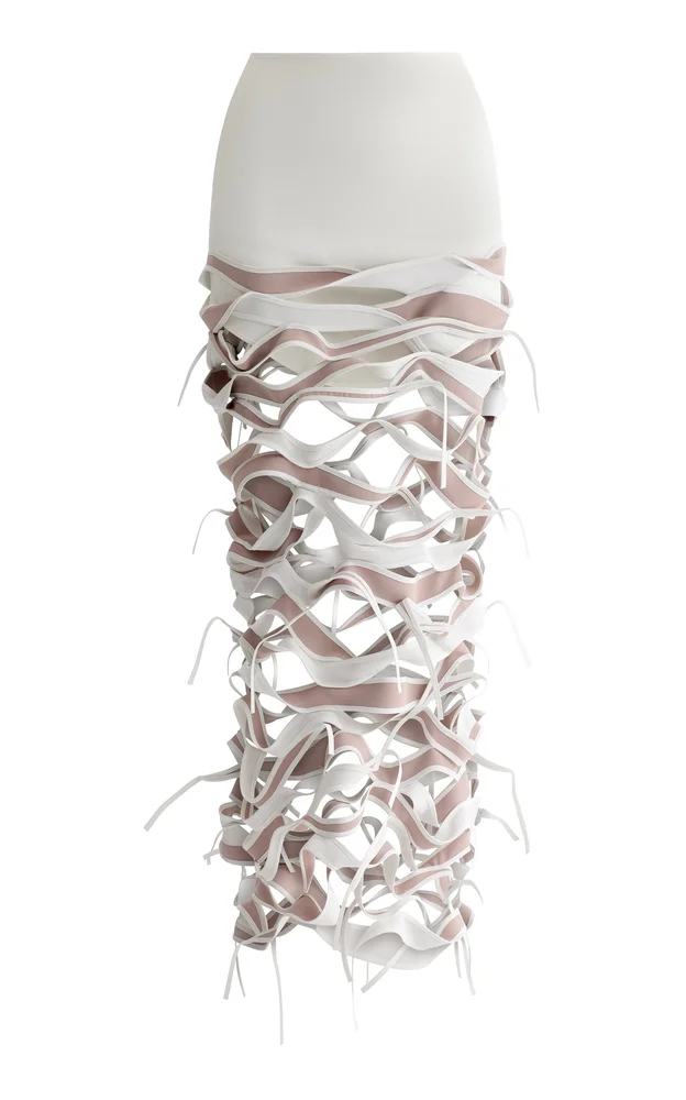 Flicker Cutout Midi Skirt