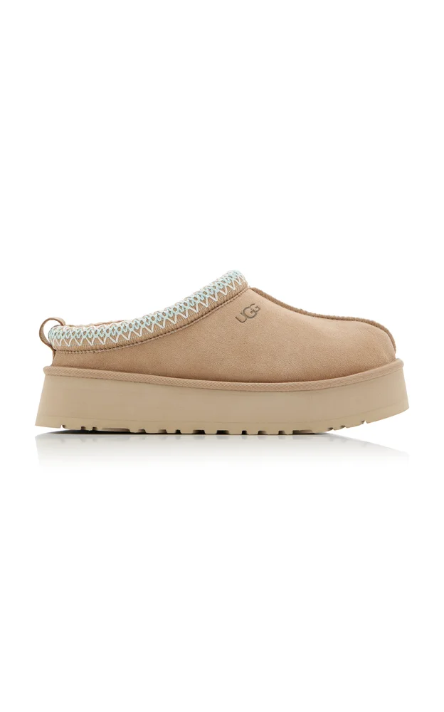 Tazz Sheepskin Platform Slippers