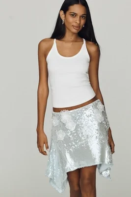 Handkerchief Mini Skirt