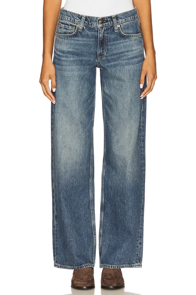 Cam Low Rise Relaxed Straight Jeans