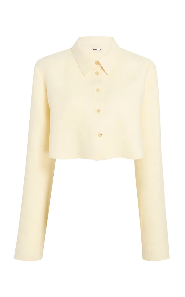 Fritz Cropped Linen Shirt