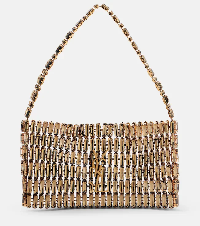 Evening Mini embroidered shoulder bag