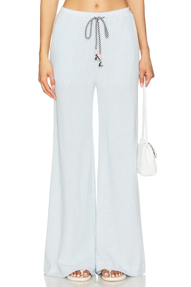 Mesh Wide Leg Pant