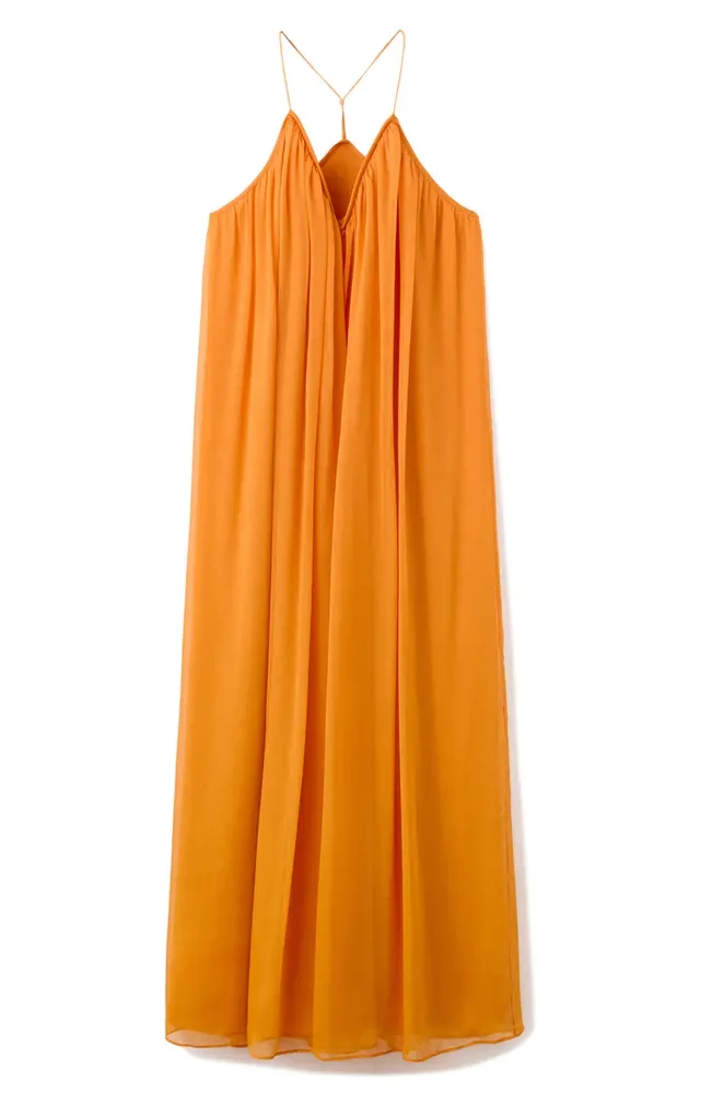 Flowy Chiffon Maxi Dress