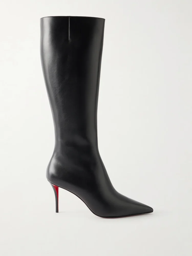 miss z botta 80 leather knee boots