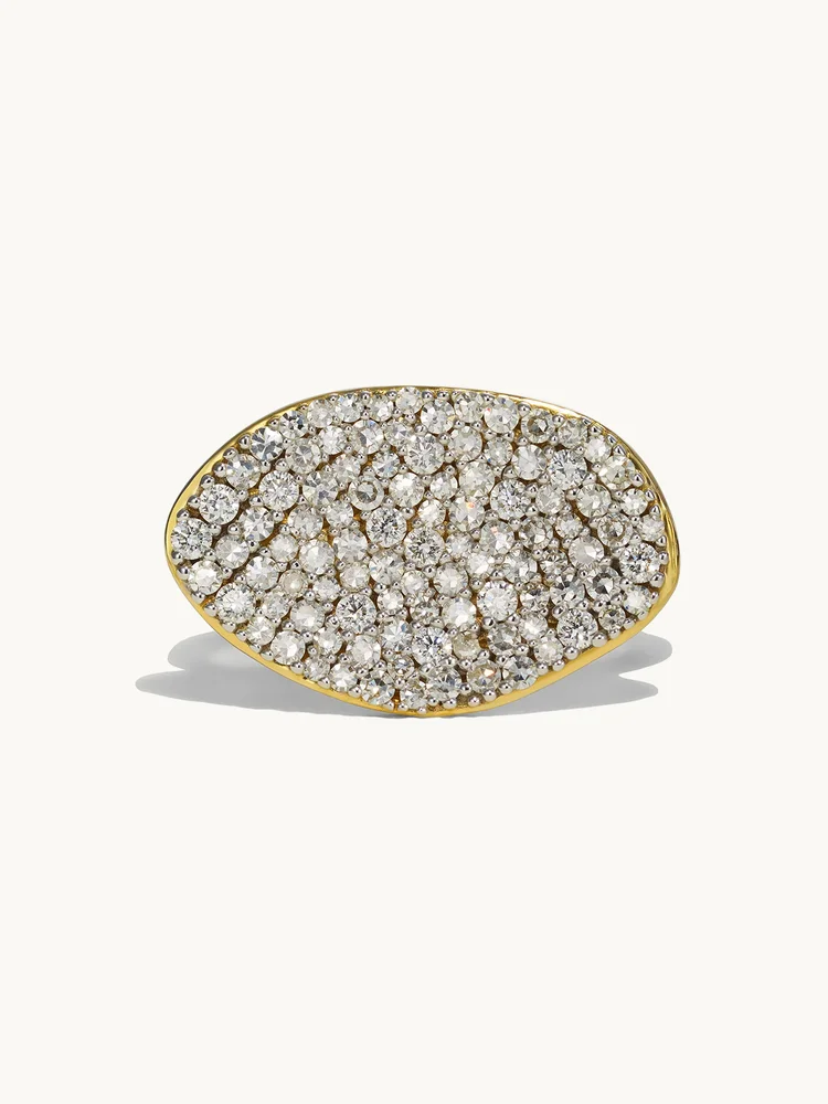 Diamond Cluster Ring