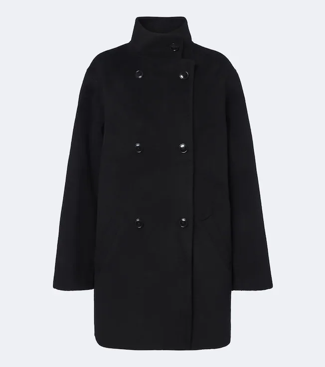 Olmo double-breasted wool and cashmere coat