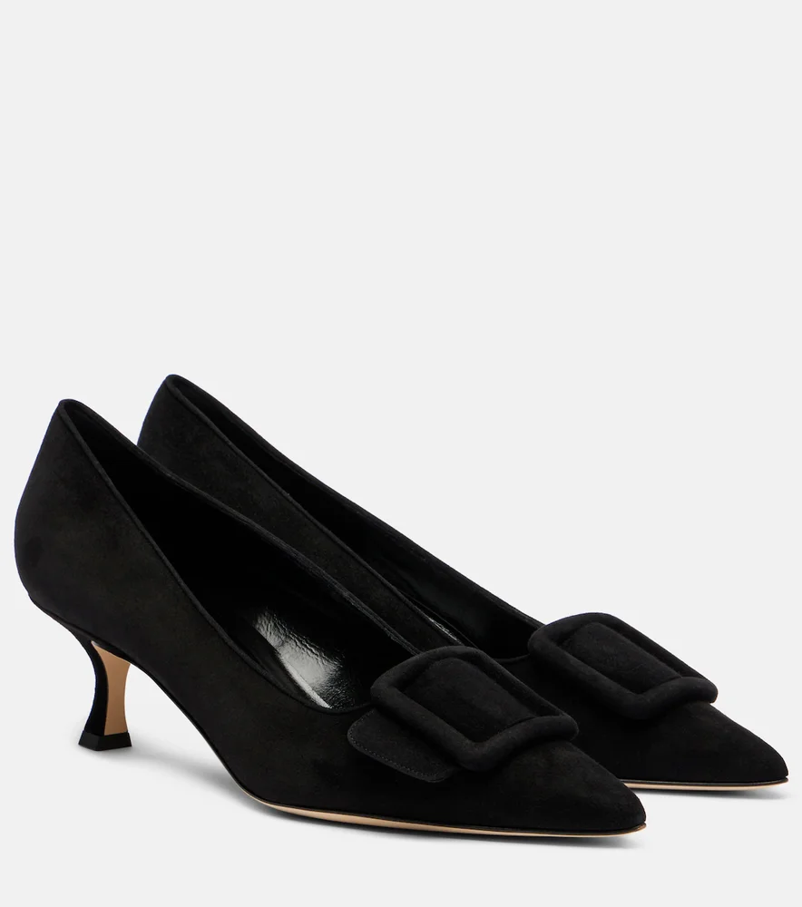 Maysalepump 50 suede pumps