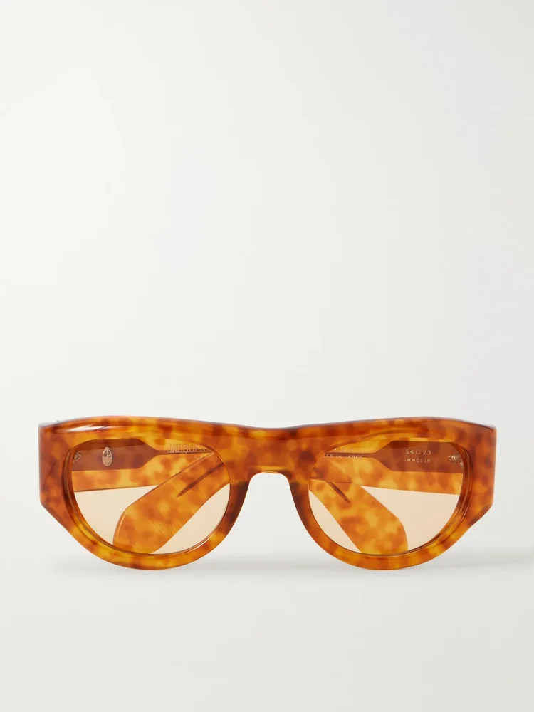 D-frame tortoiseshell acetate sunglasses