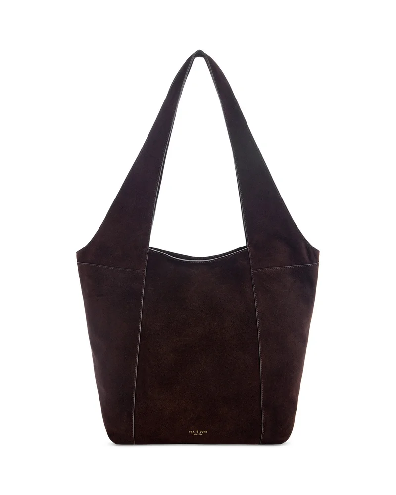 Brayton Large Suede Shopper Tote Bag