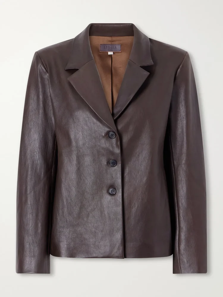Helly leather blazer