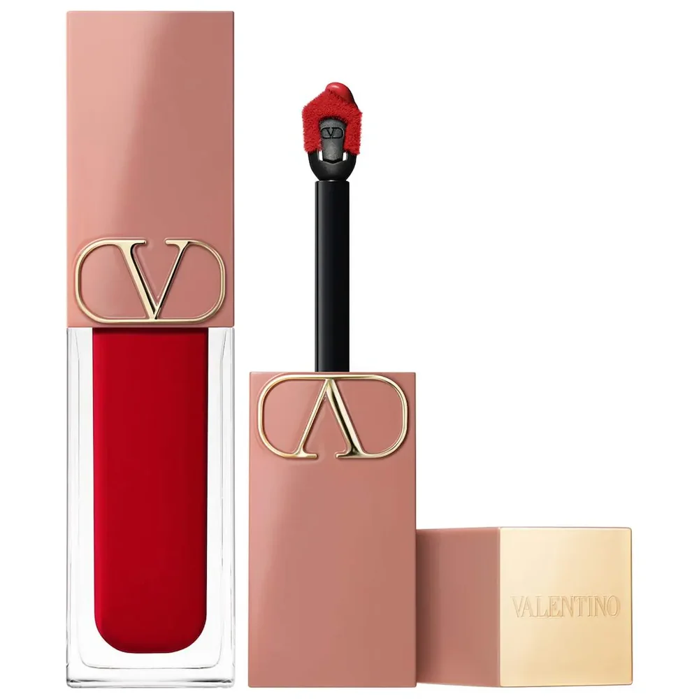 Liquirosso 2 in 1 Soft Matte Liquid Lipstick & Blush in 22A - Rosso Valentino