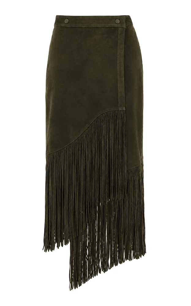 Aime Suede Midi Skirt
