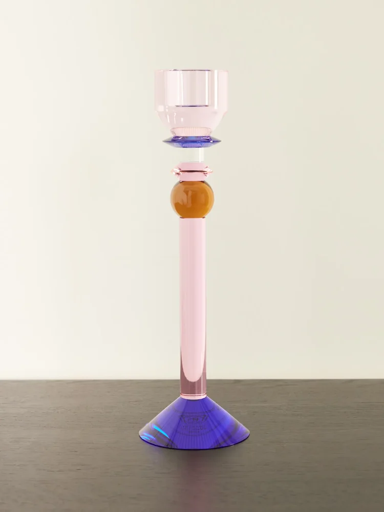 Rosalin glass candle holder