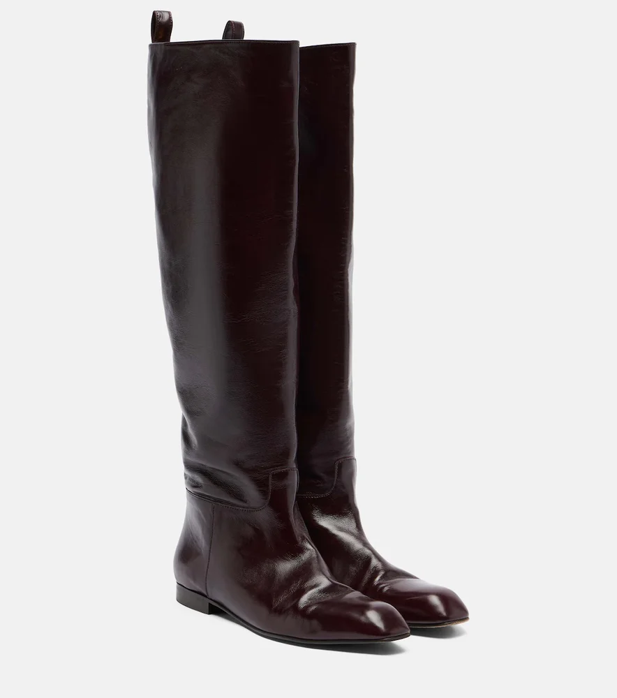 Colt leather knee-high boots
