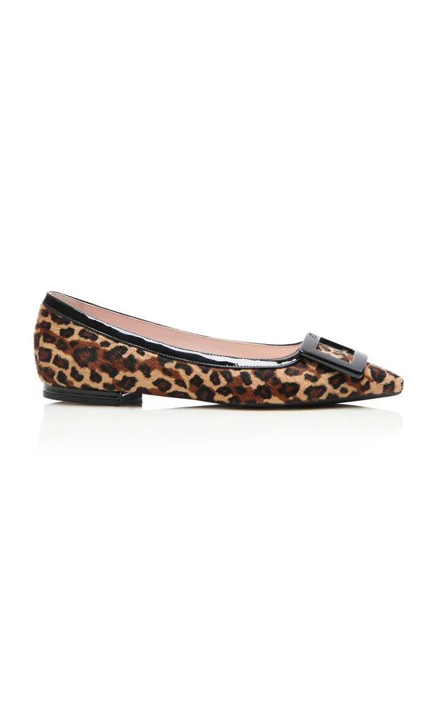 Gommettine Ponyhair Ballet Flats