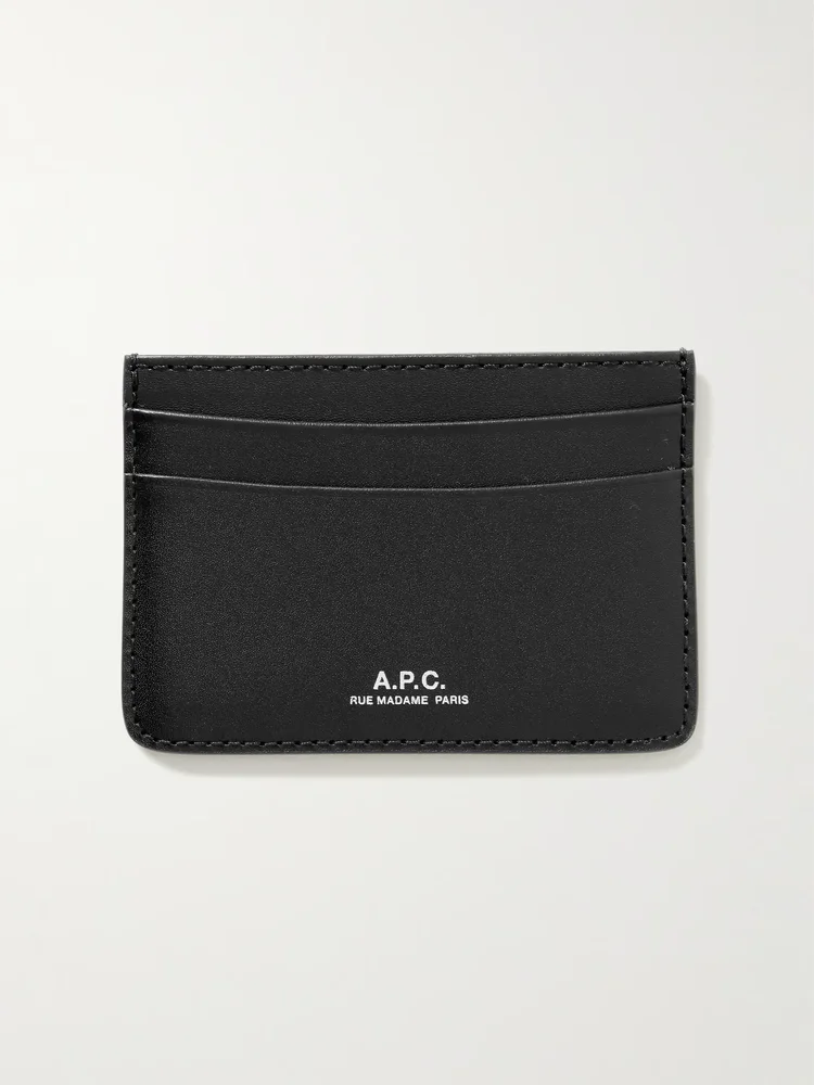 Logo-Debossed Leather Cardholder