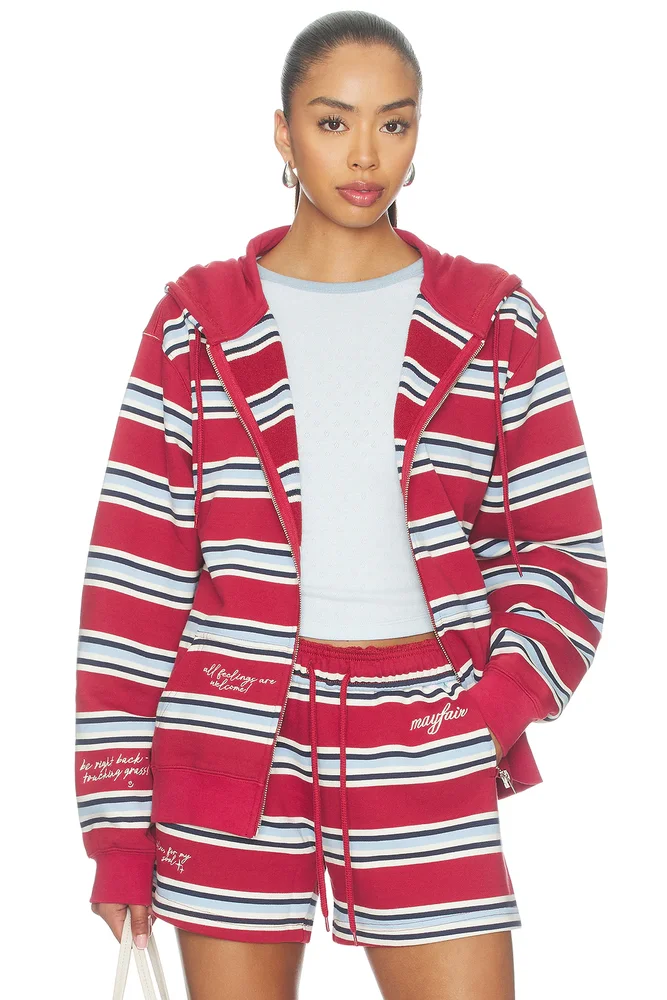 The Mayfair Striped Hoodie