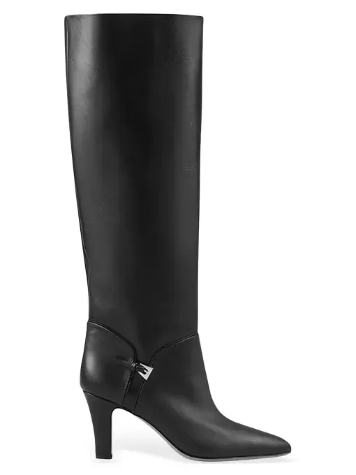 Elsa 75MM Leather Knee-High Boots