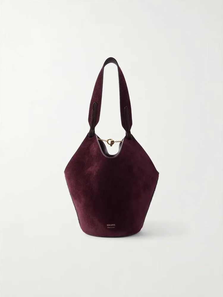 Lotus calf hair mini bag