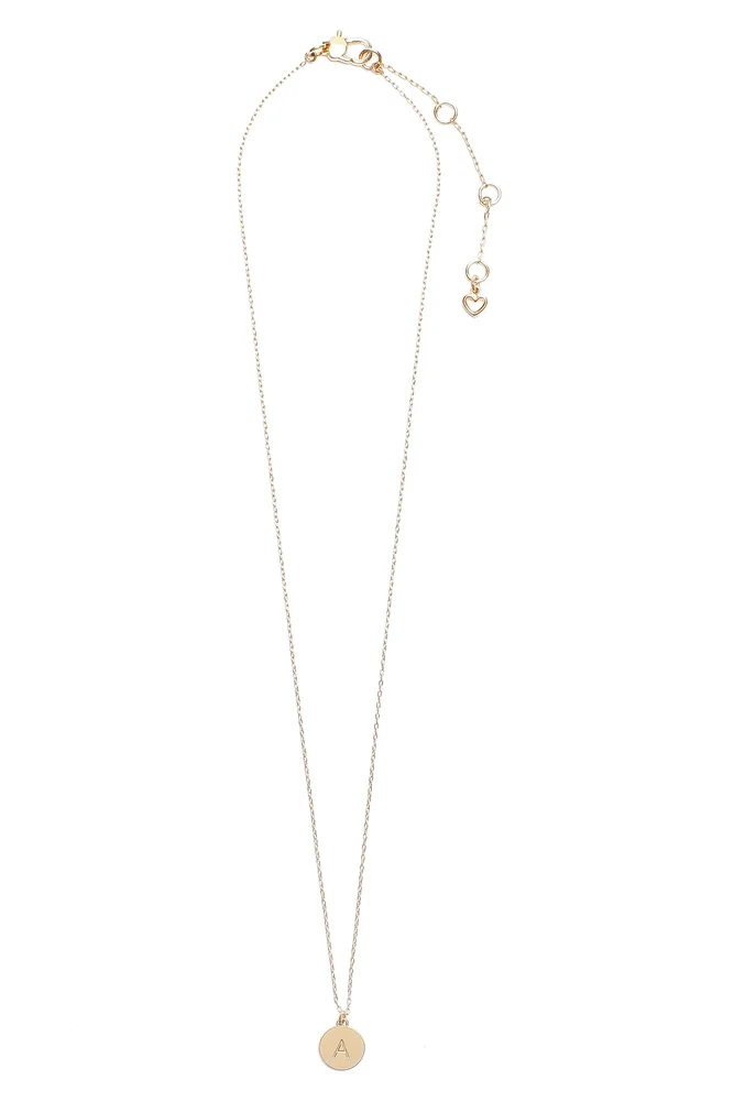 Mini Initial Pendant Necklace