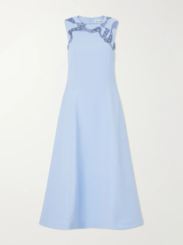 Aylin embellished cady midi dress