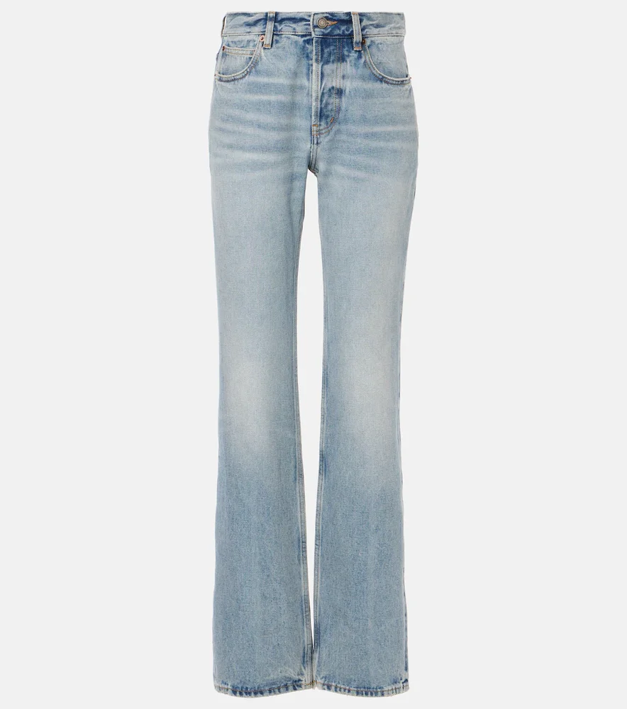 Nico high-rise straight jeans