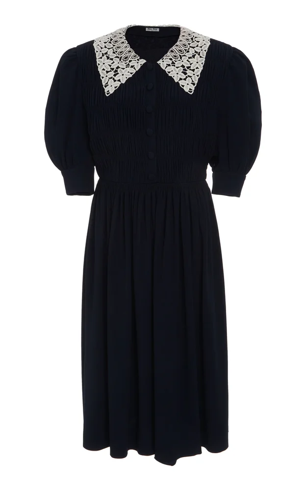 Lace Collar Dress