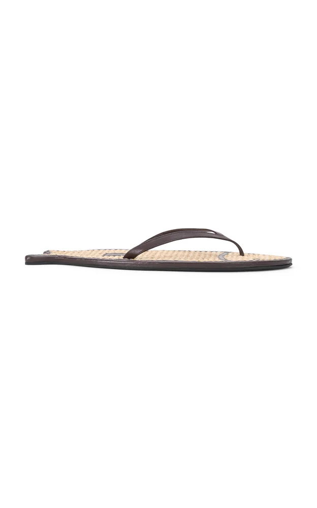 Fish Flop Leather Slippers