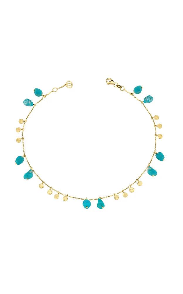 Fallen Sky Turquoise Anklet