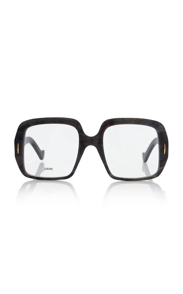 Square-Frame Acetate Glasses