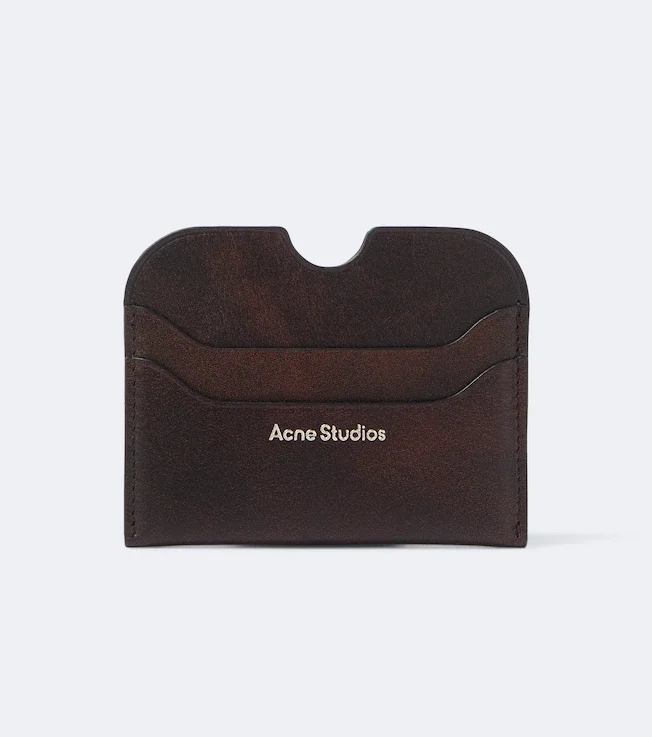 Leather card holder