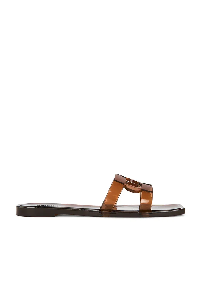 Simkhai Monogram Jelly Flat Slide
