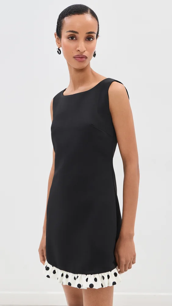 Pippin Polkadot Ruffle Mini Dress