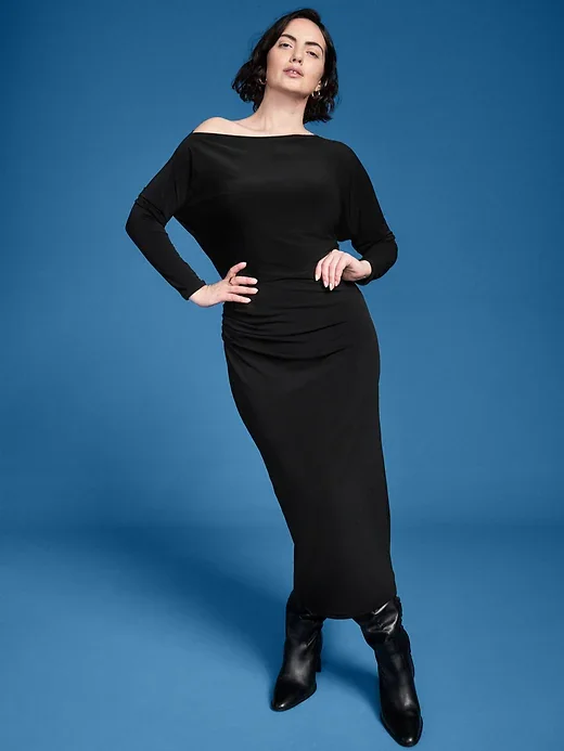 Off-The-Shoulder Maxi Dress