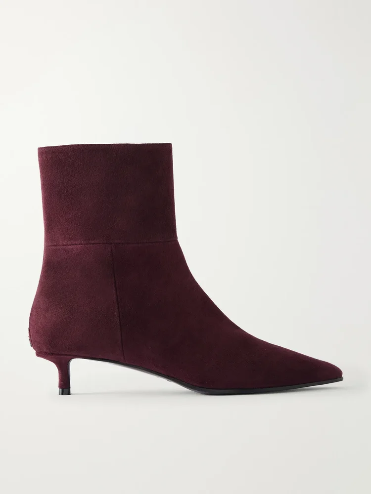 Lory 35 suede ankle boots