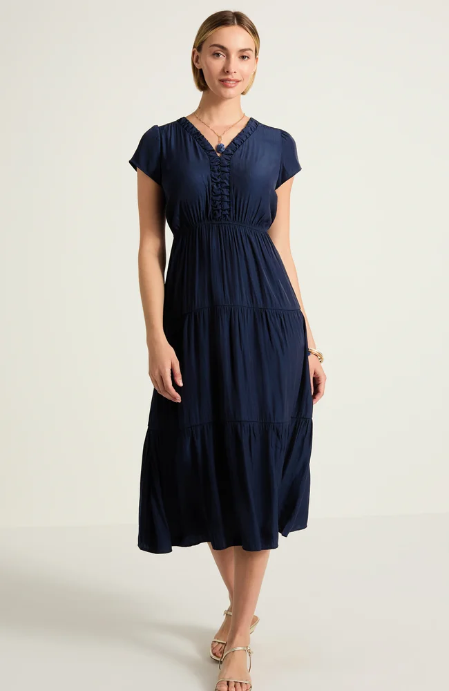 Tiered Midi Dress