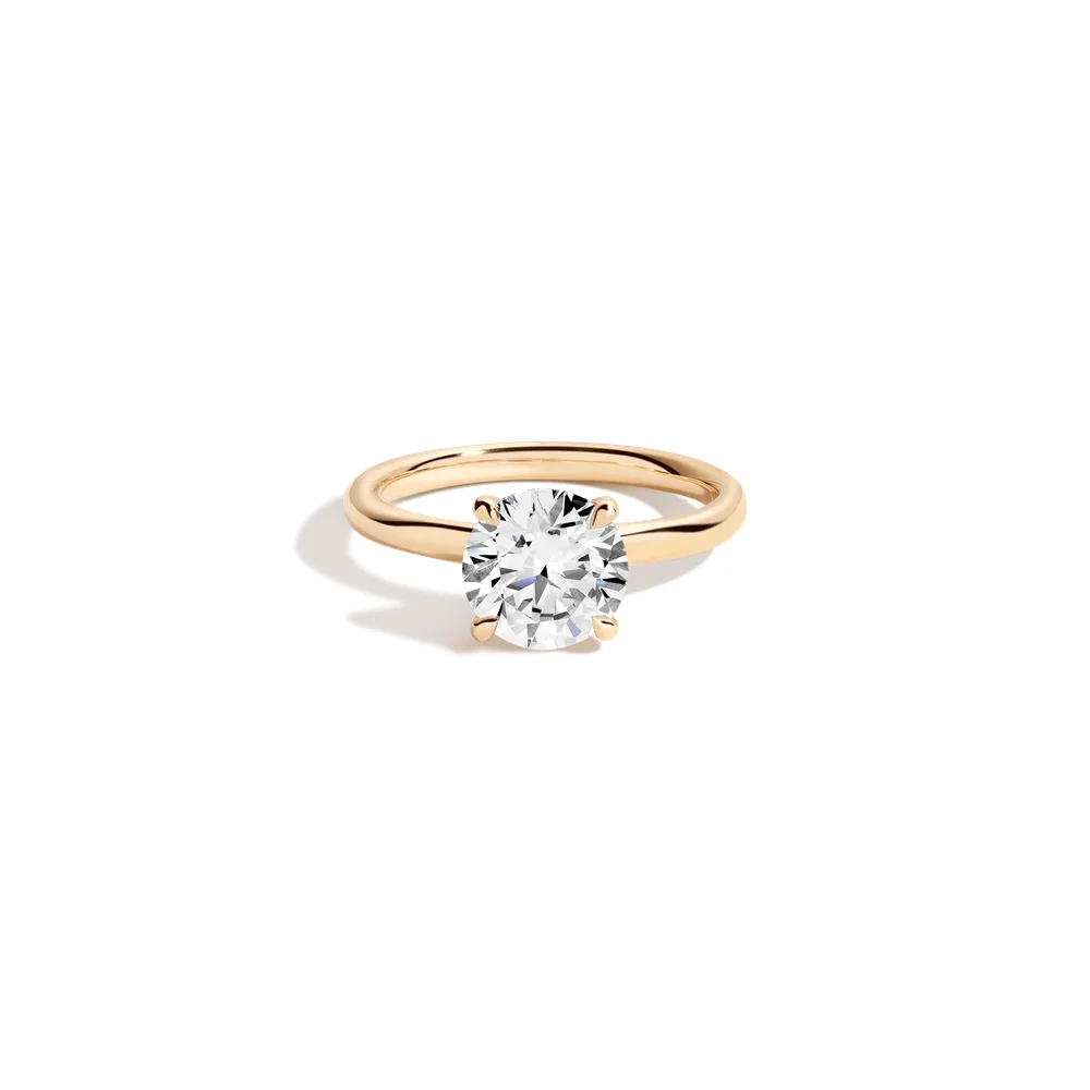 2ct Round Lab Grown Diamond Solitaire Ring