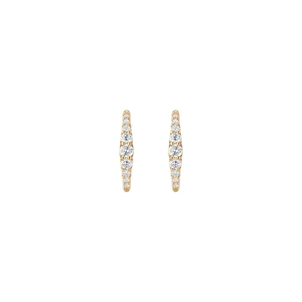 Lab Grown Diamond Eternity Stud Earrings