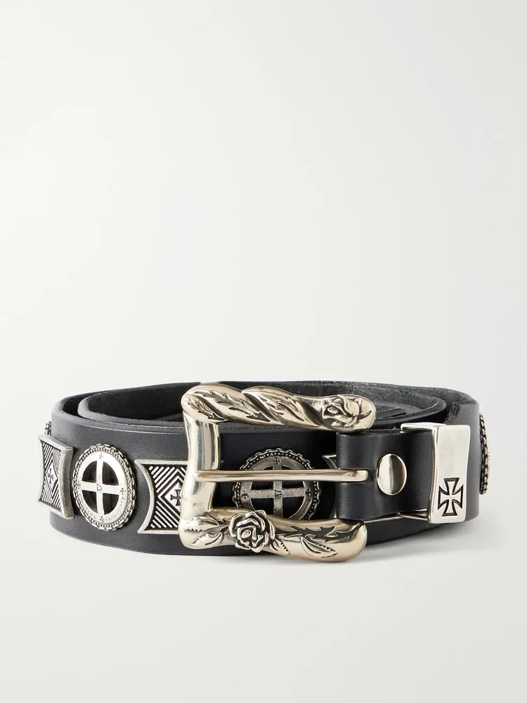 Effigy 4cm Embellished Leather Blet