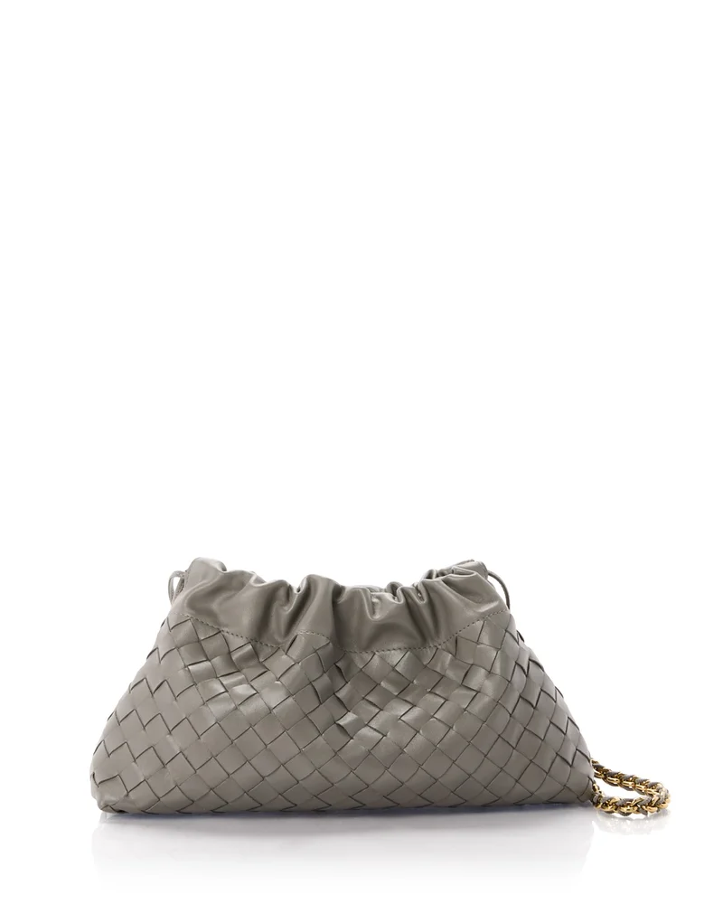 Dustbag Intrecciato Leather Shoulder Bag