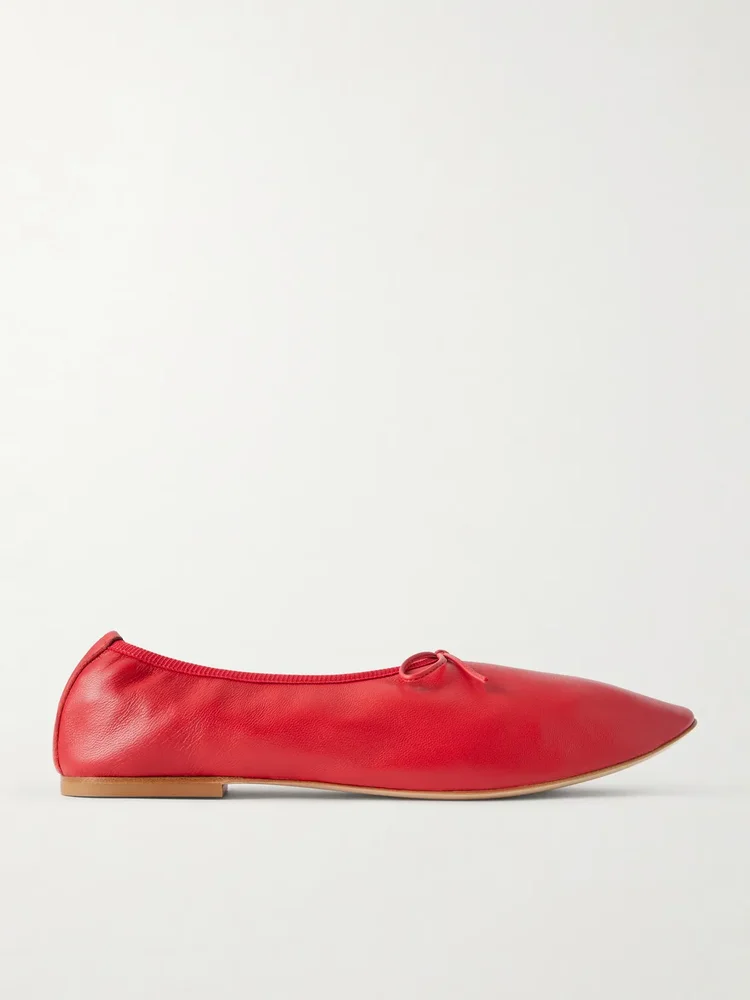 The High Vamp leather ballet flats
