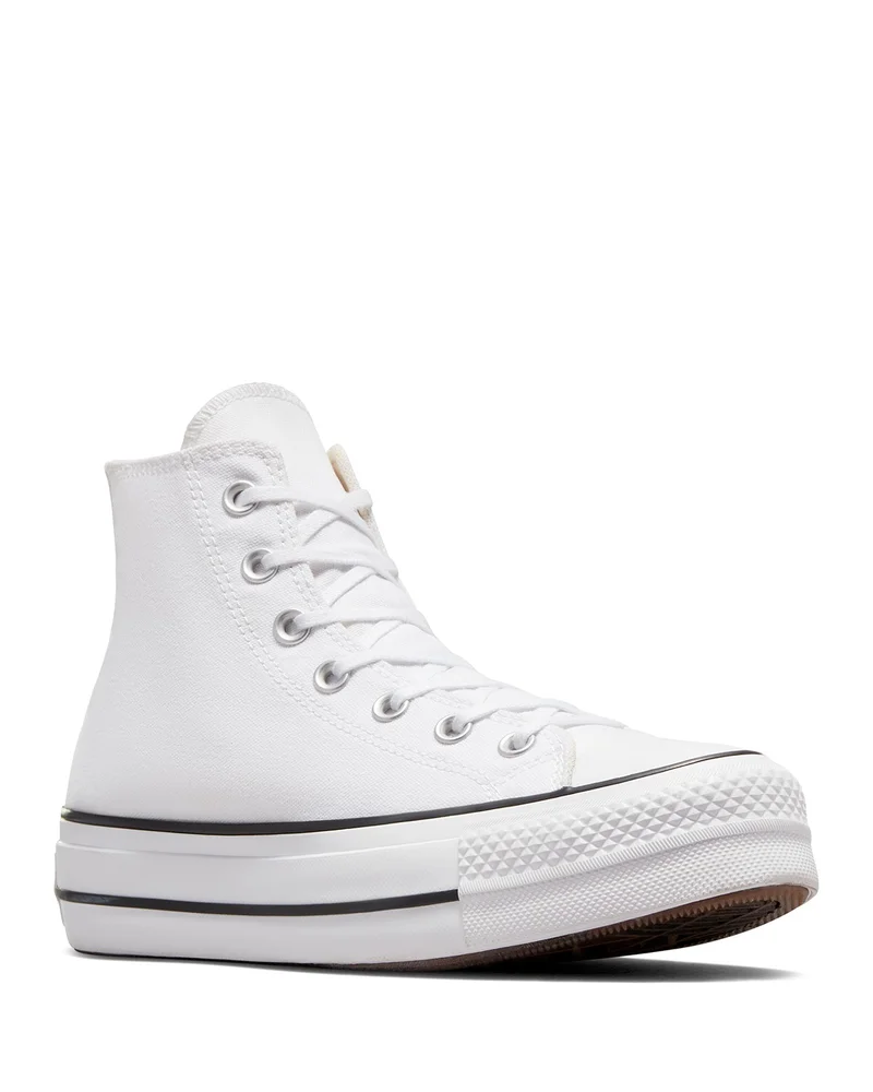 Chuck Taylor All Star Hi Top Black & White Platform Sneakers