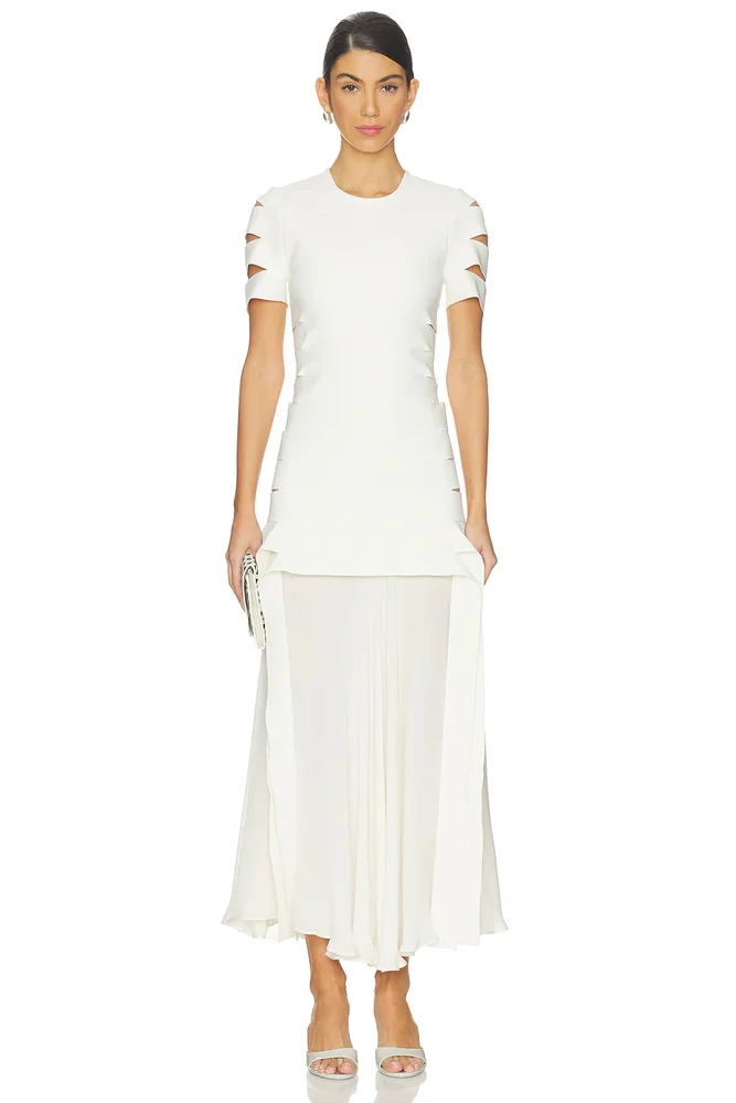 Laurelle Off Shoulder Maxi Dress